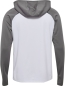Preview: Kinder Hummel Lead 2.0 Kapuzen Trainingsjacke - White/Steel gray